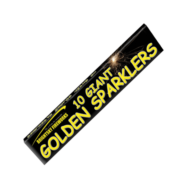 Golden Sparklers - Pack of 5 - 10 inch